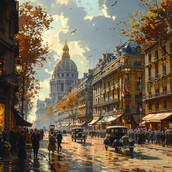 Parisian Street 1920's
