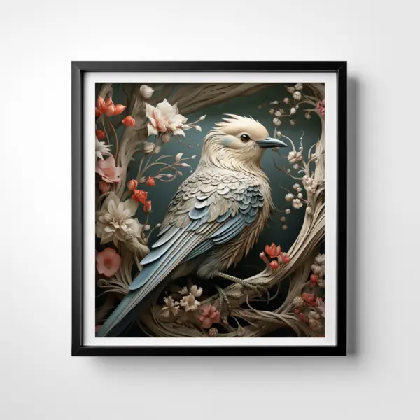 Bohemian Waxwing bird
