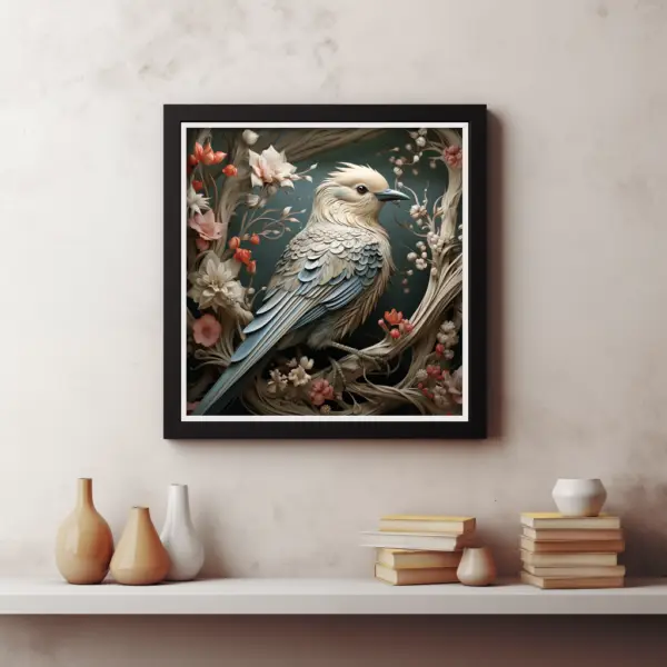 Bohemian Waxwing bird