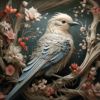 Bohemian Waxwing bird