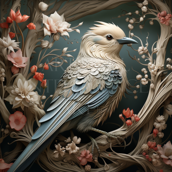 Bohemian Waxwing bird