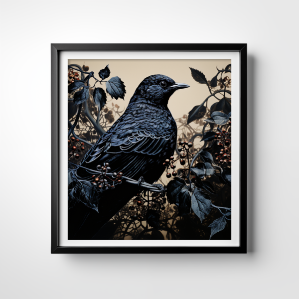 Gothic Black Bird
