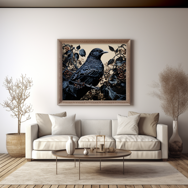 Gothic Black Bird