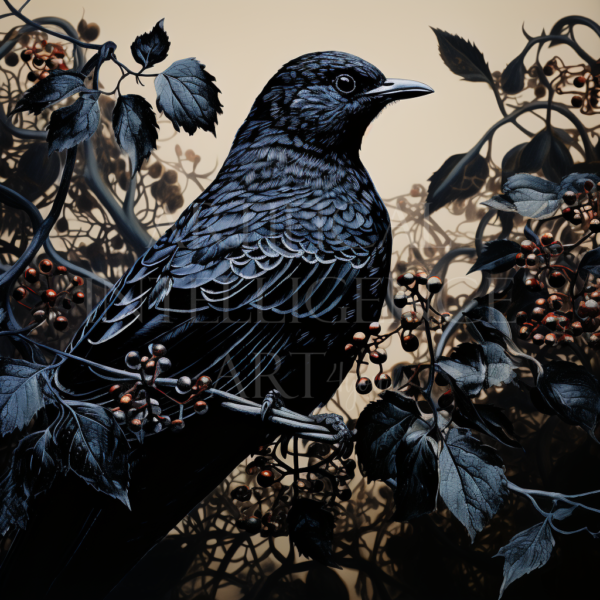 Gothic Black Bird
