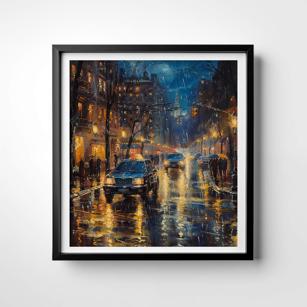 Street during the Rainy Night