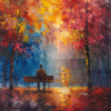Man Sitting on the Bench