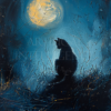 Black Cat and Blue Moon