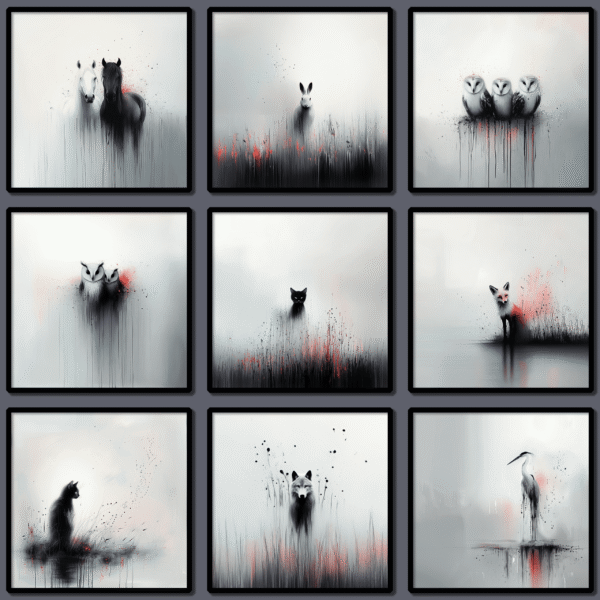 Watercolor animals BUNDLE